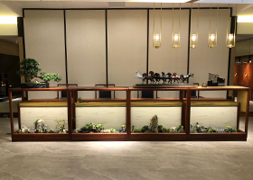 實(shí)木真皮前臺