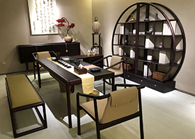 聽禪實(shí)木茶臺(tái)