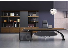 時(shí)尚總裁油漆辦公臺(tái)